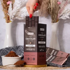 BeKeto VEGAN CHOCOLATE 70% WITH MCT OIL 80g  DARK CHOCOLATE