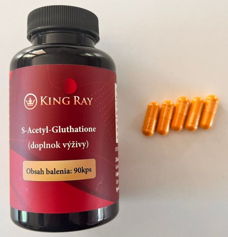 S Acetyl L Glutathione, SAG, 100 mg, 90 kapslí - mimořádná nabídka k tomuto produktu - sleva 60%