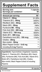 Vitamin B Complex - 60 capsules