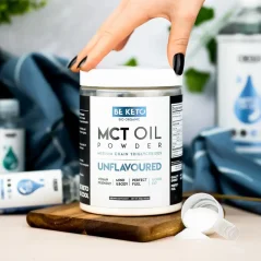 Keto BIO MCT olej prášok Pure Neochutený 300g