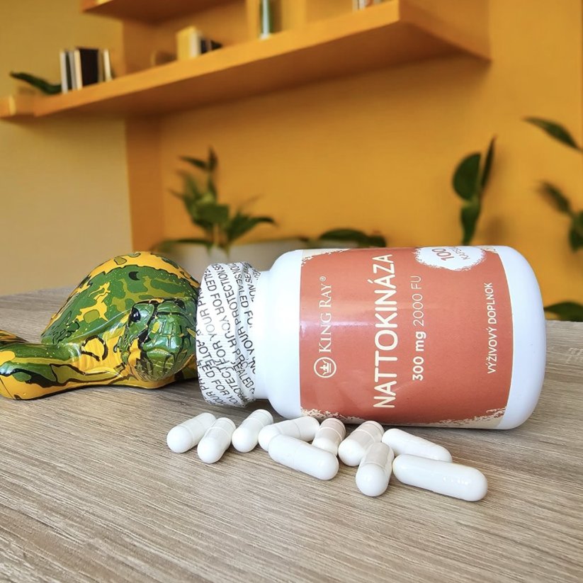Nattokináza 300mg x 100kps
