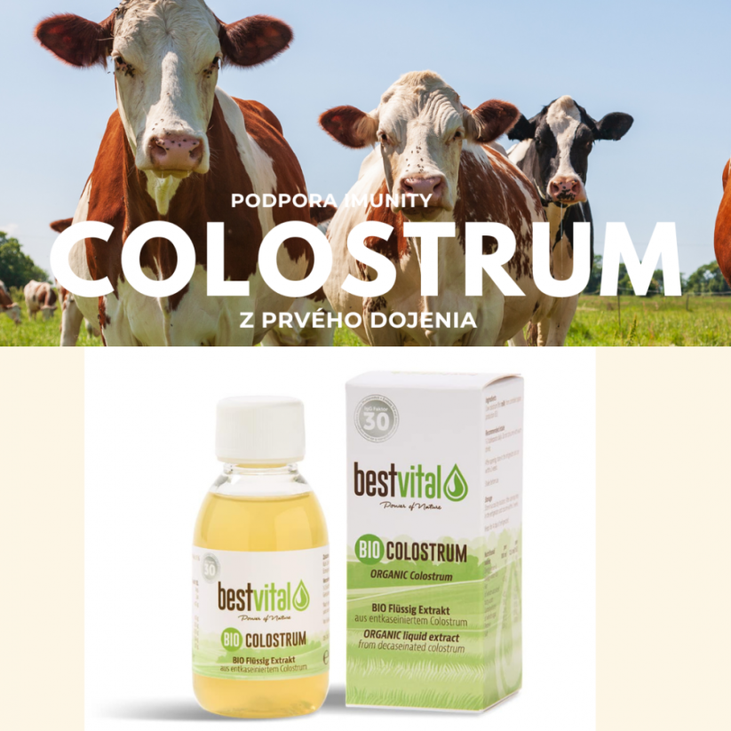 Bestvital® BIO organické tekuté Colostrum 125ml