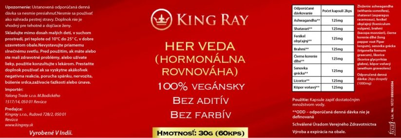HER VEDA (hormonal balance) 60cps