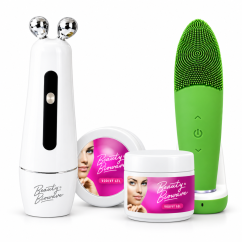 Beauty Biowave Exclusive arckezelő készülék (ultrahang, ionok, EMS, mikroáram) ROLLER fejjel + RF technológiával