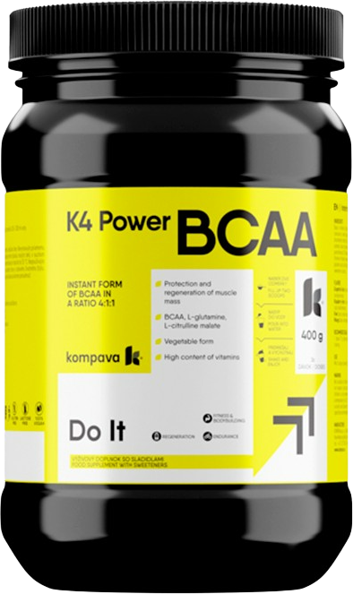 Kompava K4 Power BCAA 4: 1: 1 instant pro sportovce 400g / 36 dávek
