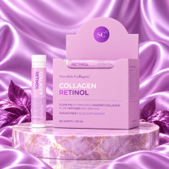 Swedish Collagen Retinol 12 500 mg – tekutý mořský kolagen s vitamínem A Swedish Collagen Retinol 12 500 mg – tekutý mořský kolagen s vitamínem A