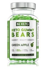 Keto Gumoví Medvídci – Zelené Jablko 60kps GUMMIES