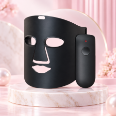 Beauty Biowave LED maska na obličej s ovladačem na perleťovém mramoru
