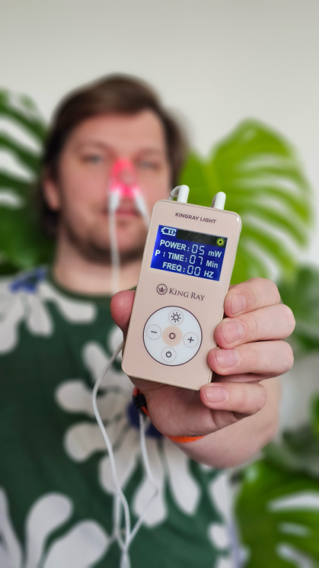 Kingray lézer 2 piros lézerkábellel