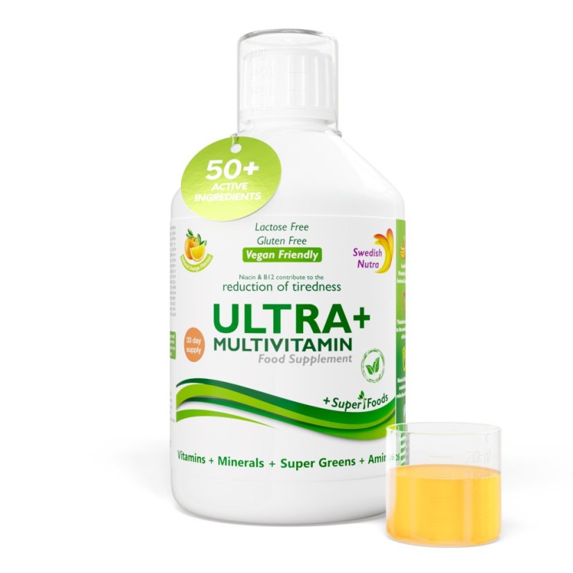 Swedish Nutra Ultra +Multivitamin Vegan 500ml