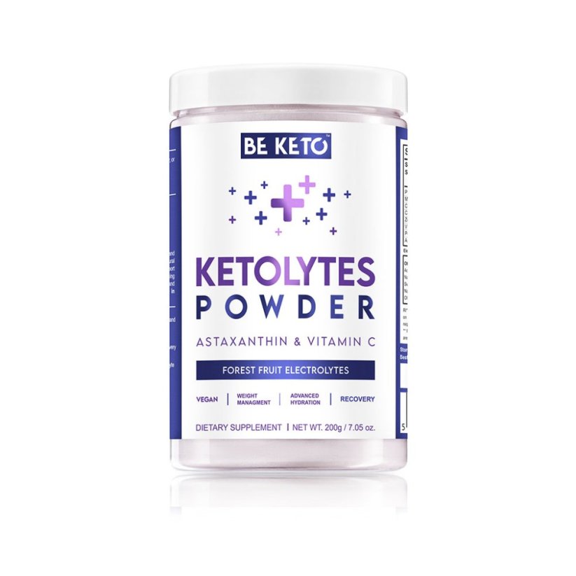 BeKeto Keto Elektrolyty bez cukru v prášku 200g (4 příchutě) - Příchuť: lesní ovoce