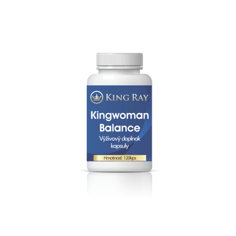 KingWoman Balance 120 capsules – Targeted nutrients for female balance and emotional well-being