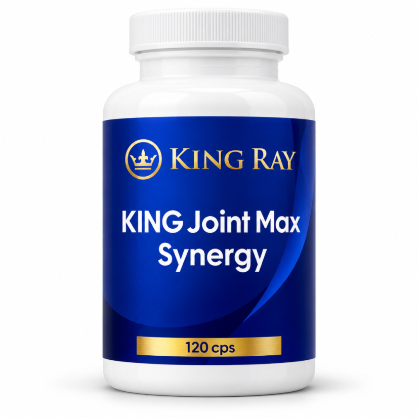 KING Joint Max Synergy – podpora kostí a spojivových tkanív, 120 kapsúl