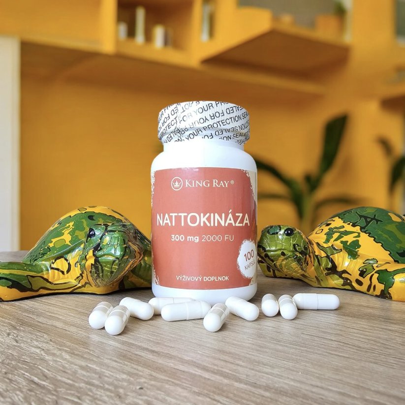 Nattokináza 300mg x 100kps