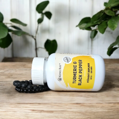 Organic turmeric with piperine 120cps x450mg