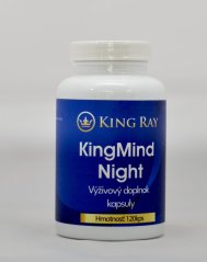 KingMind Night – L-Tryptophan und Kräuterextrakte, 120 Kapseln