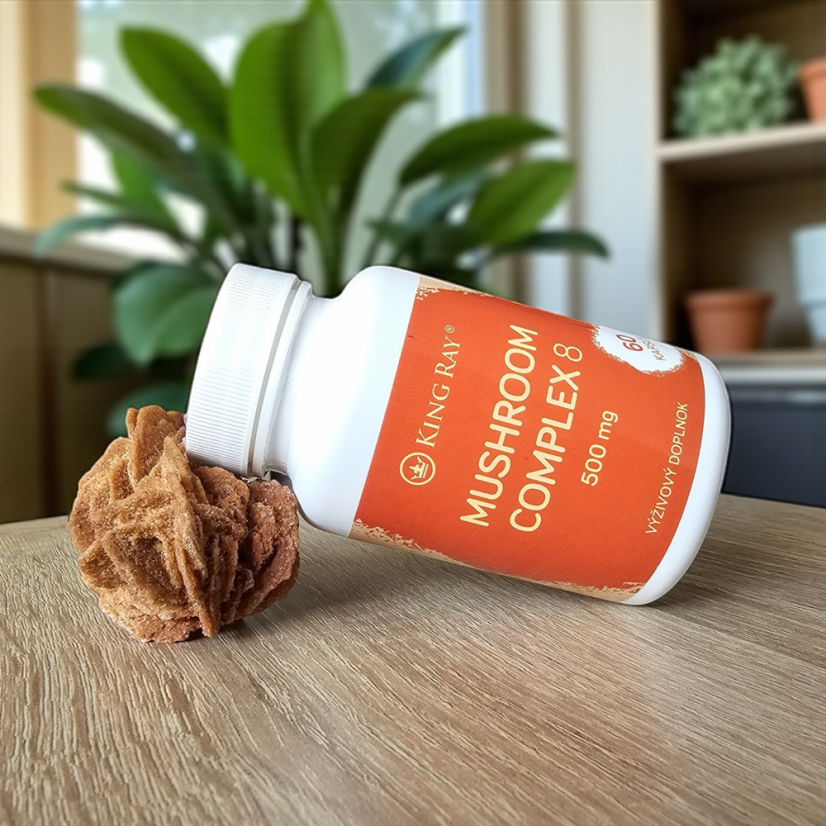 Mushroom Complex 8 (Ohňovec, Chaga) 500mg 60kps - komplex 8 hub