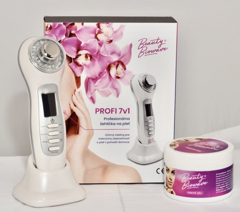 BeautyBiowave Žehlička na pleť Profi 7v1
