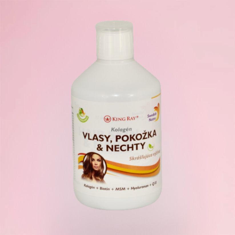 Swedish Nutra kolagén na vlasy, pokožku a nechty 500ml