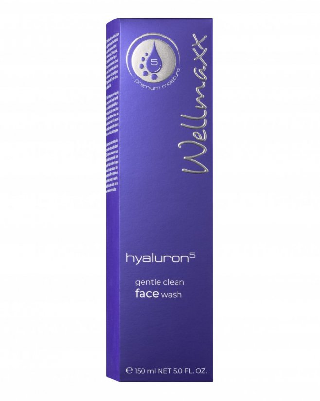 Wellmaxx Hyaluron5 gentle clean face wash cleansing emulsion 150ml