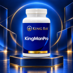 KingManPro – komplex pre mužov s vitamínom C pre správnu funkciu krvných ciev, 120 kapsúl