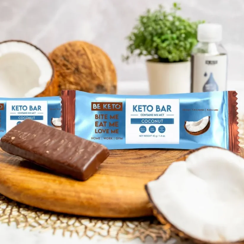 Keto Tyčinka – Kokos v Čokoláde 40g