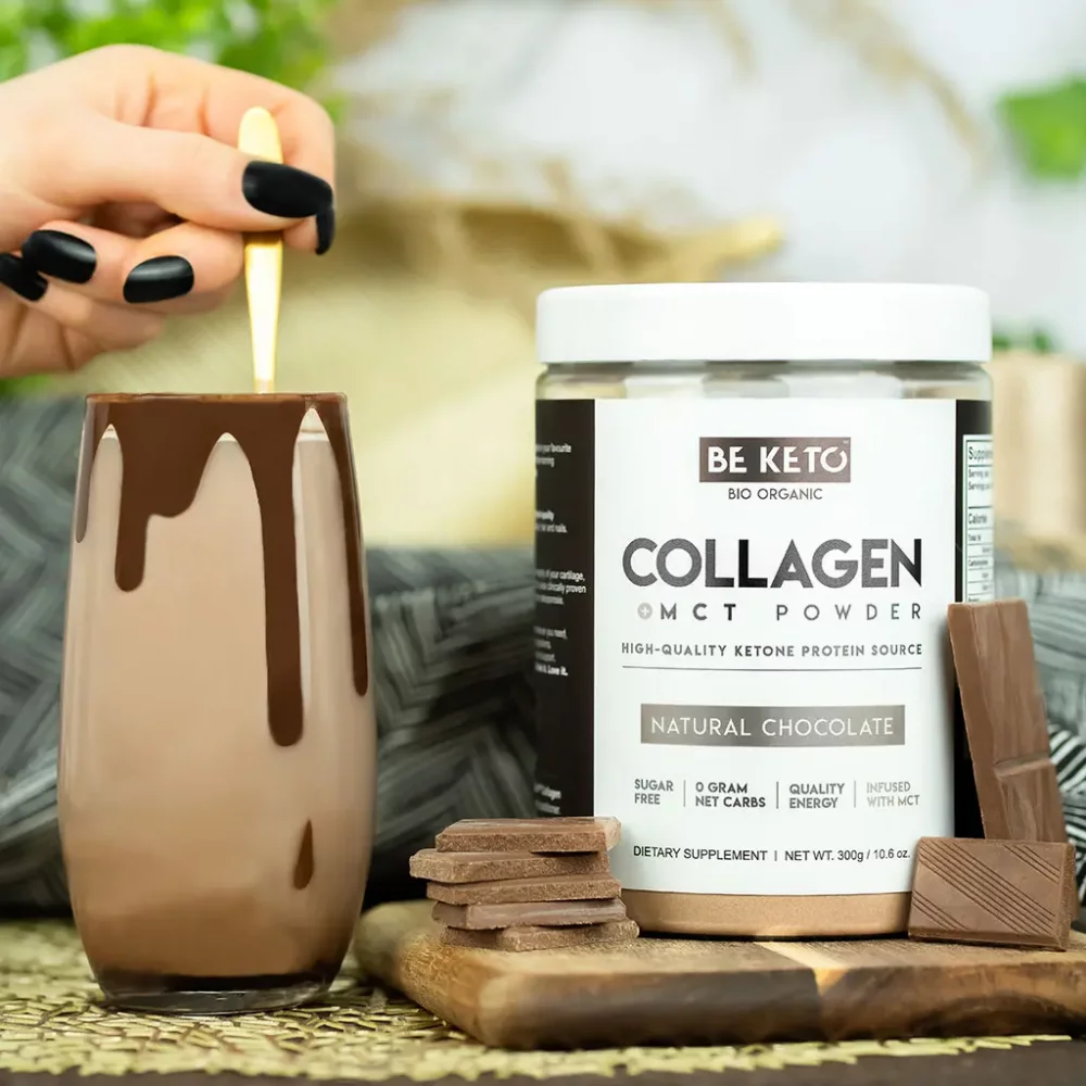 Keto Collagen with MCT oils - Flavor - Natural Chocolate