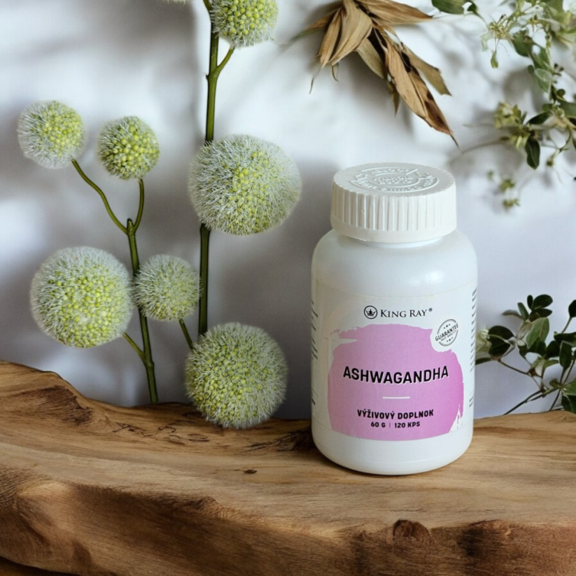 Ašvaganda organická (Ashwagandha) 450mg x 120 kapsúl