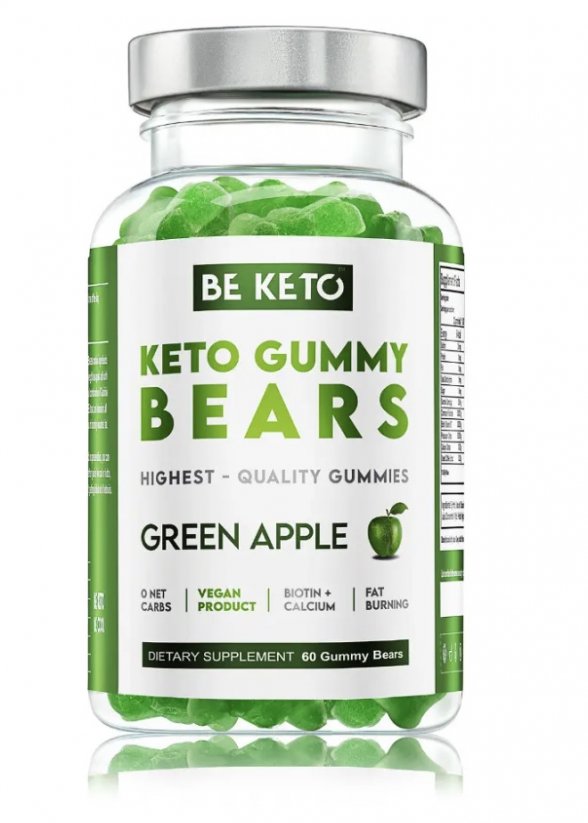 Beketo Gummy Bears - Green Apple GUMMIES 60tbl