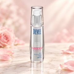 DEVEE Rose Blossom – denný pleťový fluid SPF 15, 30 ml