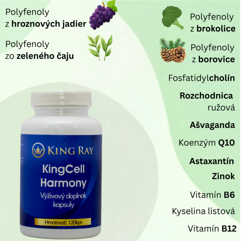 Cell Harmony 120kps - Komplex 13 látek pro jemné doladění těla do rovnováhy