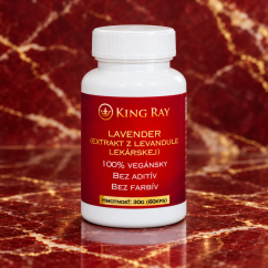 Kingray Lavender – izvleček cvetov sivke, 60 kapsul