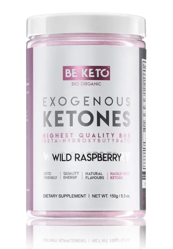 BeKeto EXOGÉNNE KETONY 150g (4 VARIANTY) Divoká malina (Wild raspberry)