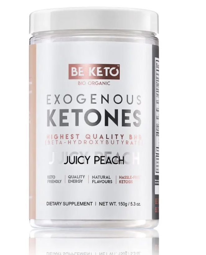 BeKeto EXOGÉNNE KETONY 150g (4 VARIANTY) Šťavnatá broskyňa (Juicy Peach)