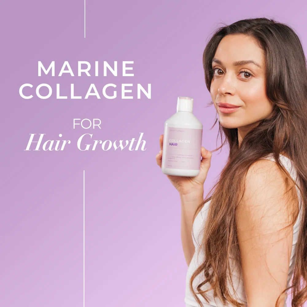 Swedish Collagen Hair 500 ml – tekutý morský kolagén s biotínom a kyselinou hyalurónovou