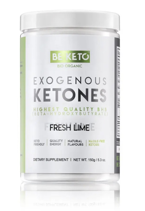 BeKeto EXOGÉNNE KETONY 150g (4 VARIANTY) Čerstvá limetka (Fresh Lime)